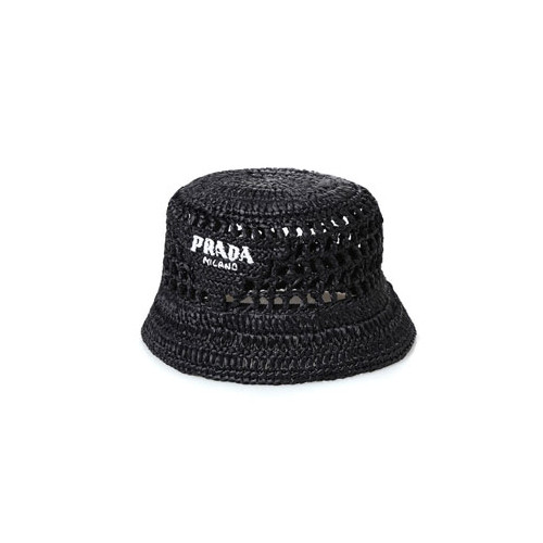 프라다 라피아 버킷 햇 1HC137-2A2T-F0002