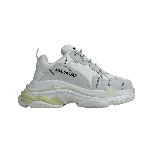 발렌시아가 트리플 S 블랙 로고 화이트 멀티컬러 BALENCIAGA