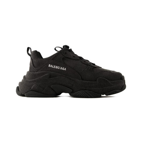 발렌시아가 트리플 S 데님 스니커즈 블랙 BALENCIAGA
