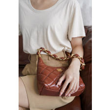 샤넬 램스킨 스몰 호보백 브라운 AS4922 B16897 NY562