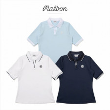 [여성] 골프웨어 MALBON 2025 신상티셔츠 골프카라반팔셔츠