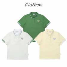 [여성] 골프웨어 MALBON 2025 신상카라티셔츠 골프반팔셔츠