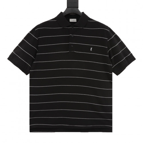 [남성] Saint Laurent 2025 신상 입생로랑 폴로카라 티셔츠