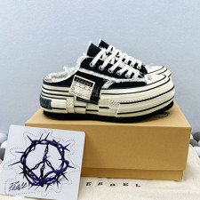 [VESSEL]  xVESSEL G.O.P. Low SHOES 여성신발 스니커즈 굽높이슈즈 올검정