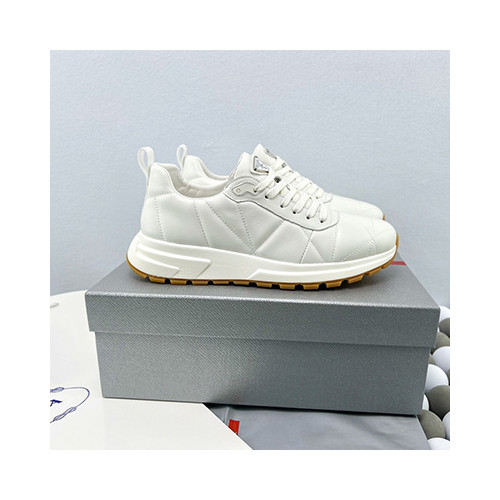 [PRADA] Downtown 프라다 남자 스니커즈 다운타운 가죽 운동화 아이보리