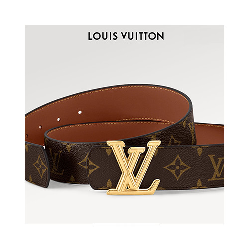 [벨트] LV LV Dimension 이니셜 루이비통 남성 리버시블 금장 벨트