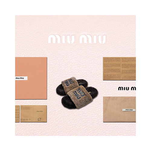 [샌들/슬리퍼]MIUMIU 2025 신상 여성 미우미우 슬리퍼 신발