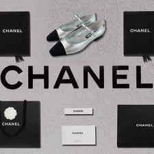 [로퍼플랫] chanel 24p shoes 샤넬 cc로고 샌들로우힐 은색 슬링백