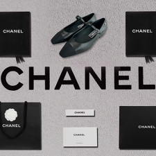 [로퍼플랫] chanel 24p shoes 샤넬 cc로고 샌들로우힐 블랙 슬링백