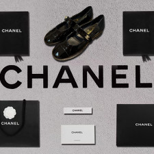 [로퍼/플랫] chanel 23k 샤넬 메리제인 플랫슈즈 슬링백 블랙 신발