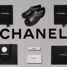 [로퍼/플랫] chanel 23b 팬더샵 샤넬 미니버클 메리제인 로프 빈티지슈즈