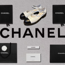 [샌들/슬리퍼]chanel shoes 팬더샵 샤넬 투톤 메리제인 화이트 샌들슈즈