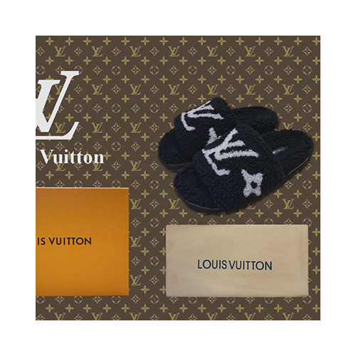 [샌들/슬리퍼] lv 팬더샵 신발 루이비통 신상 쪼리 슬리퍼 검정슈즈