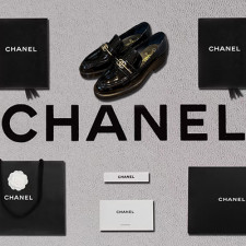[로퍼/플랫] CHANEL 24C 팬더샵 이니셀 로퍼슈즈 샤넬 CC체인로고 플랫로퍼신발