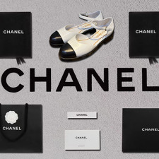 [펌프스/힐] CHANEL 23P 클래식 샌들미들힐 샤넬 CC로고 투톤 메리제인 화이트 슈즈