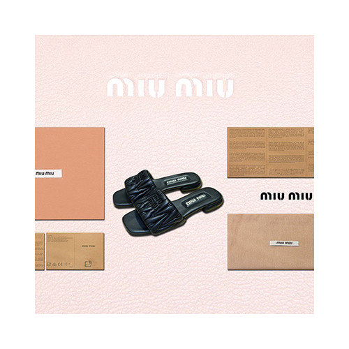 [샌들/슬리퍼] MIUMIU 24SS 슈즈 미우미우 빈티지 쪼리신발