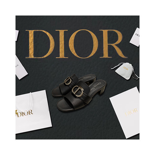 [샌들/슬리퍼] DIOR SHOES 2025 신상 팬더샵 디올 클래식 패션쪼리 미드힐