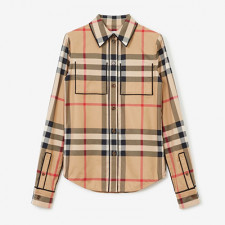 [여성] BURBERRY 2025 신상셔츠 버버리 빈티지 상의남방체크