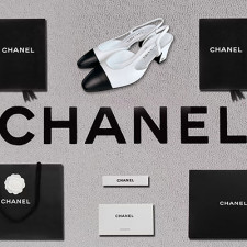 [펌프스/힐] CHANEL SHOES 24k 팬더샵슈즈 샤넬슬링백 CC로고 레더 미드힐 화이트
