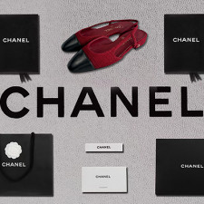 [펌프스/힐] CHANEL SHOES 24k 팬더샵슈즈 샤넬슬링백 CC로고 레더 미드힐샌들 레드