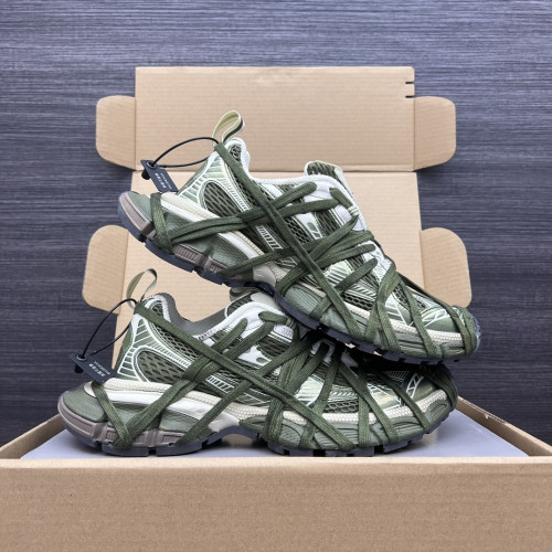 [Balenciaga] 발렌시아가 3XL 트랙 트레이닝 운동 디펜더 스니커즈 정품급 원본 1:1 그린