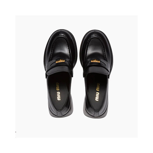 [로퍼/플랫] MIUMIU SHOES 팬더샵신발 여성 신상로프 패션플랫슈즈