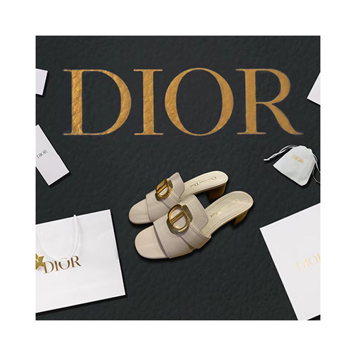 [샌들/슬리퍼] DIOR SHOES 팬더샵신발 디올 빈티지슈즈 미드힐슬리퍼