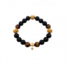 [남성팔찌] Chrome hearts 신상 크롬하츠 팔찌 8mm 골드