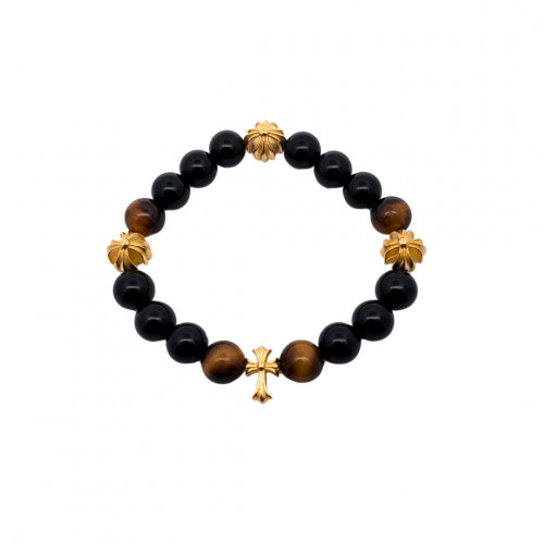 [남성팔찌] Chrome hearts 신상 크롬하츠 팔찌 8mm 골드