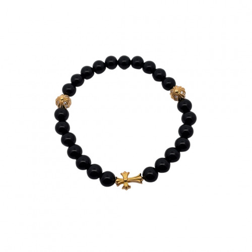 [남성팔찌] Chrome hearts 신상 크롬하츠 팔찌 6mm 골드