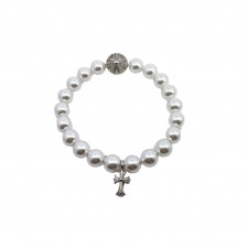 [남성팔찌] Chrome hearts mikimoto 신상 크롬하츠 팔찌 화이트