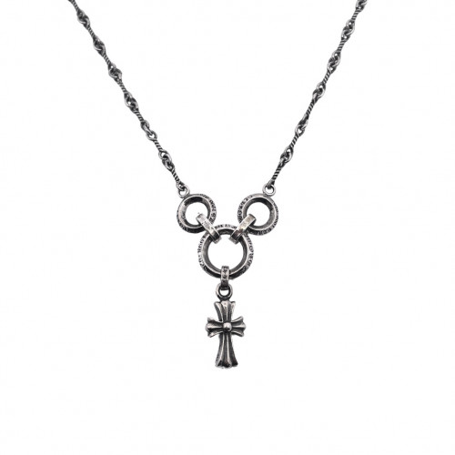 [여성] Chrome hearts 신상 체인 크롬하츠 패션 빈티지목걸이블랙