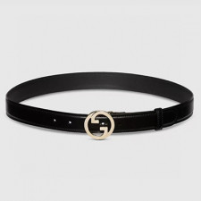 [남성벨트] gucci 3cm 구찌 가죽 벨트 검정