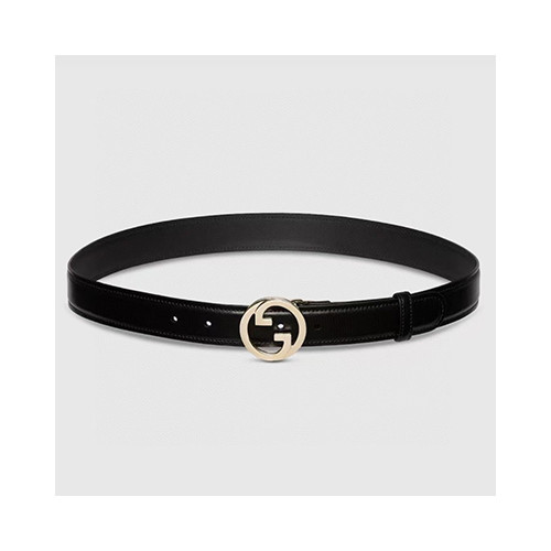[남성벨트] gucci 3cm 구찌 가죽 벨트 검정