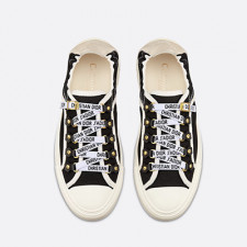 [스니커즈] DIOR SHOES 팬더샵슈즈 캔버스신발 디올 캐주얼  검정운동화