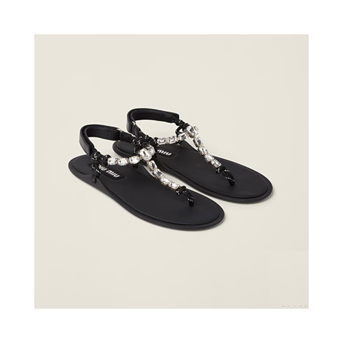 [샌들/슬리퍼] miumiu shoes 팬더샵슈즈 미우미우 쪼리 슬리퍼