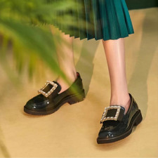 [로퍼/플랫] Roger Vivier 신상슈즈 팬더샵신발  퀄팅큐빅로프플랫