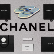 [샌들/슬리퍼] CHANEL 팬더샵신발 플립플랍 크루즈슈즈 샤넬트위드 쪼리 CC로고