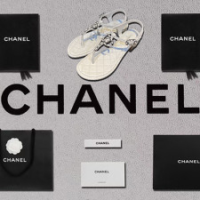 [샌들/슬리퍼] CHANEL 24C 팬더샵신발 플립플랍 크루즈슈즈 샤넬트위드 빈티지 패션뮬샌들 CC로고