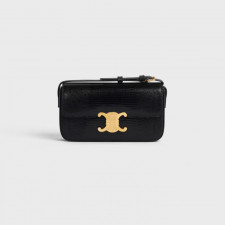 [가방] CELINE BAG 셀린느 클로드 숄더백 리자드 여성트리오페 핸드백 194144 검정