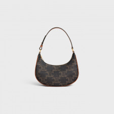 [가방] CELINE BAG 셀린느 트리옹프 캔버스백 카프스킨핸드백 아바 호보백 193952