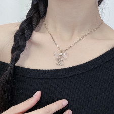 [여성목걸이] CHANEL 신상샤넬 악세사리캐주얼쥬얼리 패션나비 목걸이링