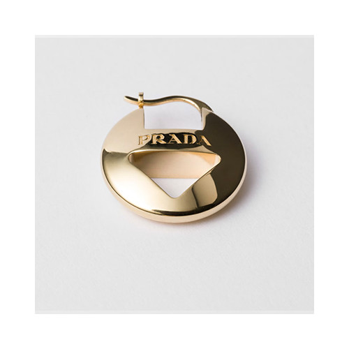 [여성귀걸이] PRADA 신상 빈티지 이어링 프라다 주얼리 골드귀걸이링