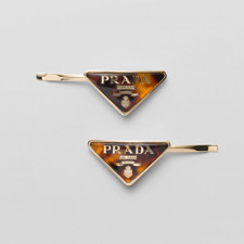 [여성헤어빈] PRADA 신상 빈티지 머리핀 프라다 주얼리 헤어빈