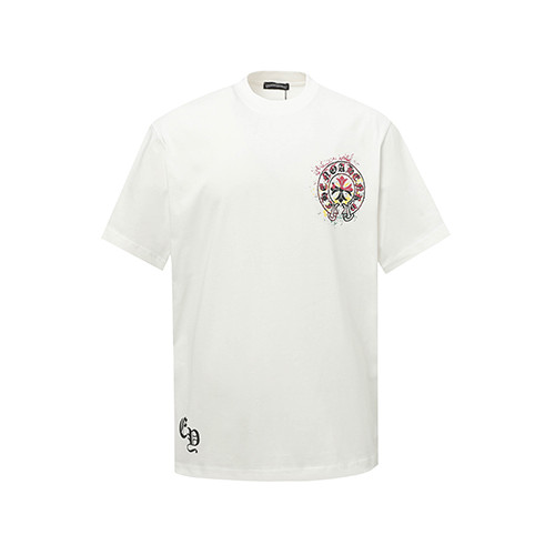 [남성] Chrome Hearts 신상 홀스슈 크롬하츠 반팔순면티셔츠 화이트