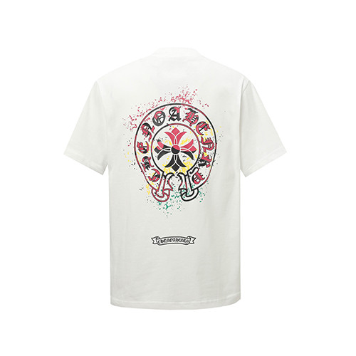 [남성] Chrome Hearts 신상 홀스슈 크롬하츠 반팔순면티셔츠 화이트