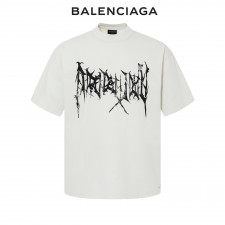 [남성] BALENCIAGA 신상 봄패션순면티 발렌시아가 라운드반팔티셔츠