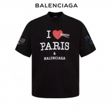 [남성] BALENCIAGA 신상 봄패션순면티 발렌시아가 파리 반팔티셔츠