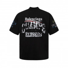 [남성] BALENCIAGA 신상 봄패션순면티 발렌시아가 파리 반팔티셔츠