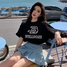 [커플티] WE11DONE 남여공용 신상웰던 켈렉션 라운드 로고반팔티셔츠